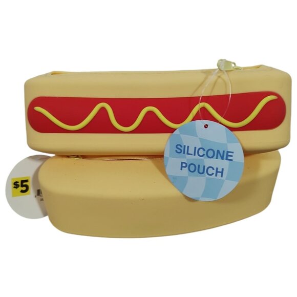 Hot Dog Silicone Pouch Bundle Kids Fun Toy - Picture 6 of 6